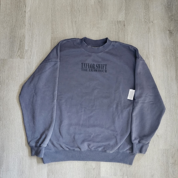 Taylor Swift Sweaters - Taylor Swift ERAS TOUR Naxy Blue Crewneck Size Large